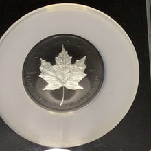 Load image into Gallery viewer, 2020 Canada $50 3oz Silver Maple Leaf Incuse Rhodium Plated Coin With COA NGC PF 70