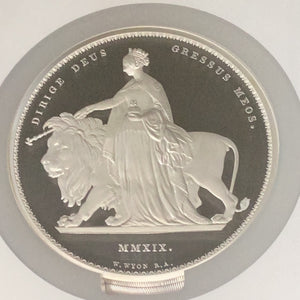 2019 Silver £1000 Great Britain Una and the Lion 2-Kilo First Releases NGC Proof-70