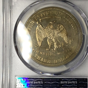 1876 $1 Silver Trade Dollar PCGS Proof UNC Detail