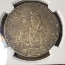 Load image into Gallery viewer, 1875 s Silver Trade Dollar NGC MS 62