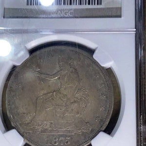 1875 s Silver Trade Dollar NGC MS 62