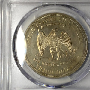 1876 $1 Silver Trade Dollar PCGS Proof UNC Detail