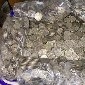 $100.00 Face Value Mixed Lot 90% US Silver Coins