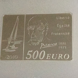 2010 France Picasso Silver 500Euro PCGS PR69DCAM Very Very Rare only 1