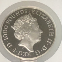 Load image into Gallery viewer, 2019 Silver £1000 Great Britain Una and the Lion 2-Kilo First Releases NGC Proof-70