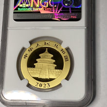 Load image into Gallery viewer, 2021 China Pandas 30 grams gold NGC MS 70 First Day of Issue
