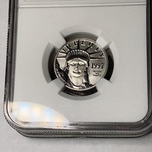 Load image into Gallery viewer, 1997 $25 American Platinum Eagle 1st Year of Issue NGC MS70