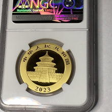 Load image into Gallery viewer, 2021 China Pandas 30 grams gold NGC MS 70 First Day of Issue