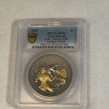 Load image into Gallery viewer, 2022 Cook Island Loki Noris God PCGS SP70 Rare POP Only 1