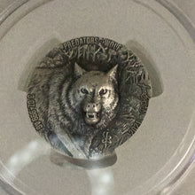 Load image into Gallery viewer, 2021 Ivory Coast Wolf Predator PCGS SP 70 Very Rare PCGS POP 1