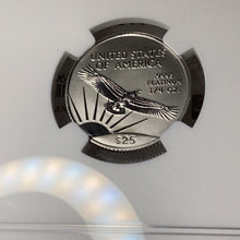 Load image into Gallery viewer, 1997 $25 American Platinum Eagle 1st Year of Issue NGC MS70