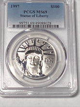 Load image into Gallery viewer, 1997 $100 American Platinum Eagle 1st Year of Issue NGC MS69