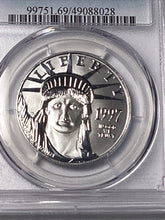 Load image into Gallery viewer, 1997 $100 American Platinum Eagle 1st Year of Issue NGC MS69