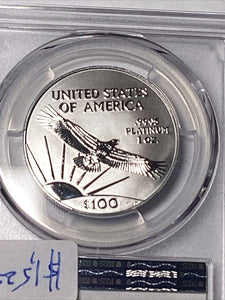 1997 $100 American Platinum Eagle 1st Year of Issue NGC MS69