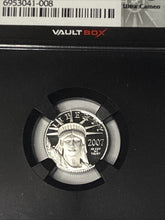 Load image into Gallery viewer, 2007 $10 Platinum Eagle Statue of Liberty NGC Proof 10 (PF70) Vault Box Black core