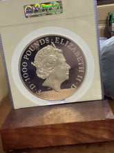 Load image into Gallery viewer, 2019 Silver £1000 Great Britain Una and the Lion 2-Kilo First Releases NGC Proof-70