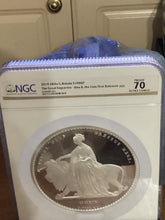 Load image into Gallery viewer, 2019 Silver £1000 Great Britain Una and the Lion 2-Kilo First Releases NGC Proof-70
