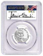 Load image into Gallery viewer, 2020-W Jefferson Nickel PCGS PR70DCAM PR70 First Day Franki Signed Atlanta ANA - First-American-Modern-Coins