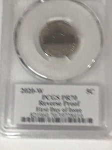 2020-W Jefferson Nickel Reverse PR70 FDOI PCGS  Signed Jamie Franki