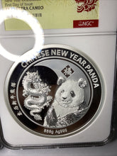Load image into Gallery viewer, 2022 China Silver &amp; Gold New Year Celebration Panda Ultra High Relief 3-pc Proof
