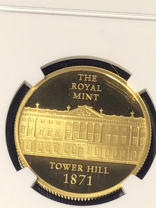 2021 UK ROYAL & JAPAN Mint Collaboration NGC PF70 (2) 1/2oz Gold (2) 1oz Silver.
