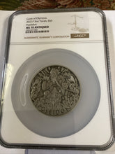 Load image into Gallery viewer, 2021 Tuvalu Gods of Olympus Poseidon 5oz Silver Coin NGC MS 70
