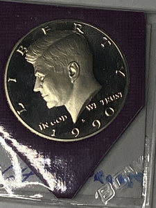 1990 S Proof Kennedy Half Dollar