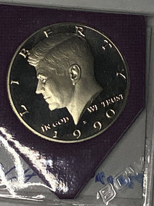 1990 S Proof Kennedy Half Dollar