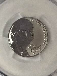 2020-W Jefferson Nickel Reverse PR70 FDOI PCGS  Signed Jamie Franki