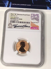 Load image into Gallery viewer, 2019 W Proof Lincoln Cent Lyndall Bass Signed NGC PF70 Reverse Early Release