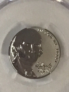 2020 W Jefferson Nickel PCGS Reverse Proof PR70DCAM First Strike Cleveland Eagle