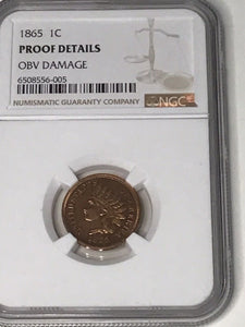 1865 Indian Head Cent