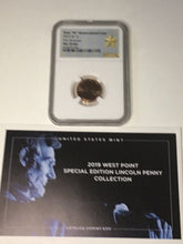 Load image into Gallery viewer, 2019 W WEST POINT NGC MS70 FIRST RELEASE LINCOLN CENT Star Label