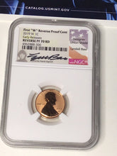 Load image into Gallery viewer, 2019 W Proof Lincoln Cent Lyndall Bass Signed NGC PF70 Reverse Early Release