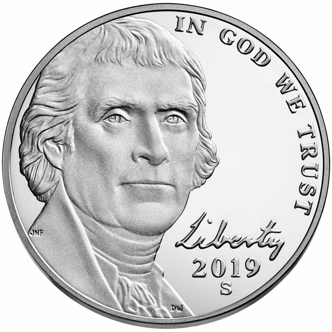 2019 S Jefferson Nickel Gem Proof