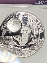 Load image into Gallery viewer, 2016 China 2 oz Silver Panda Moon Festival PF-70 NGC - High Relief
