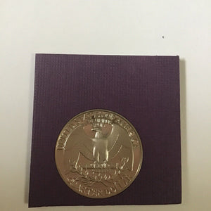 1990 S Proof Clad Washington Quarter