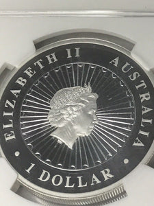 2012 Australian 1 oz Silver OPAL Year of the Womba Proof  NGC PF70 Early Release