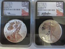 Load image into Gallery viewer, 2021 American Eagle Reverse Proof Two-Coin Set Designer Edition NGC FDI PF70
