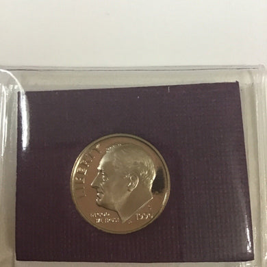 1990 S Dime clad Proof