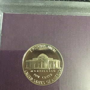 1990 S Jefferson Nickel Proof