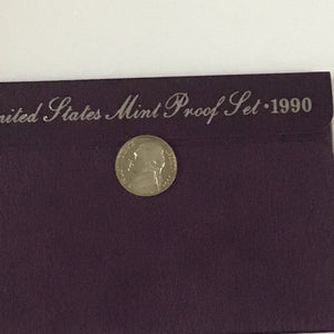 1990 S Jefferson Nickel Proof