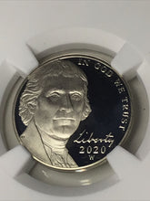 Load image into Gallery viewer, 2020-W Jefferson Proof Nickel NGC PR70 Ultra Cameo First Day of Issue.