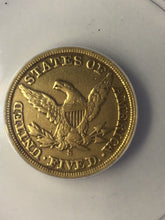 Load image into Gallery viewer, 1862 S $5 Gold ANACS VF 30 Liberty Half Eagle