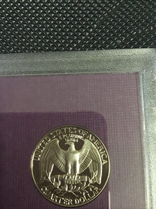 1990 S Proof Clad Washington Quarter