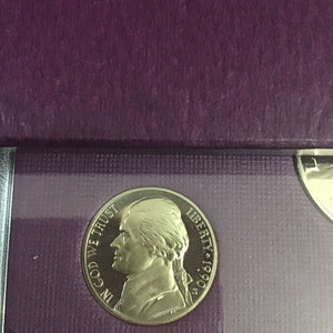 1990 S Jefferson Nickel Proof