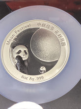 Load image into Gallery viewer, 2022 Z Lucky 8 Privy Moon Festival Panda 8 oz. Silver NGC PF70 First Day of Issue