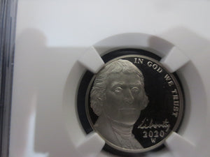 2020 W Jefferson Nickel FIRST W Mint Proof NGC PF70 Ultra Cameo Early Release - First-American-Modern-Coins