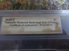 Load image into Gallery viewer, 2020-P $1 Proof Silver Basketball Hall Of Fame PR70 PCGS FDOI Byron Scott 1 of 24 with COA Slab - First-American-Modern-Coins