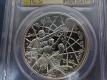 Load image into Gallery viewer, 2020-P $1 Proof Silver Basketball Hall Of Fame PR70 PCGS FDOI Byron Scott 1 of 24 with COA Slab - First-American-Modern-Coins